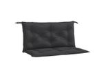 Vidaxl Cuscini Per Panca Da Giardino 2 Pezzi Neri 100X50X7 Cm Tessuto Oxford