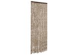 Vidaxl Tenda Fly Beige E Marrone 90X200 Cm In Ciniglia