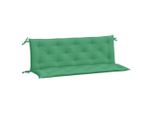Vidaxl Cuscini Per Panca Da Giardino 2 Pz. Verde 150X50X7 Cm Tessuto Oxford