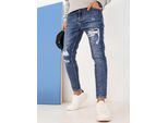 Dstreet Pantaloni In Denim Da Uomo Amonre Blu 33