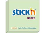 Blocco Autoadesivo Stick'n Hopax, 76X76 Mm, Verde Pastello, 100 Fogli