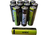 Verico Batteria Ricaricabile Agli Ioni Di Litio Loop Energy Aa, Con Presa USB-C, Confezione Da 12 Pezzi