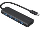 Gembird Gembird UHB-CM-U3P4P-01 Hub Di Interfaccia Usb 3.2 Gen 1 (3.1 Gen 1) Type-C Nero