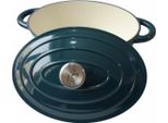 Baumalu Casseruola Da 30 Cm - Forma Ovale - Blu-Verde