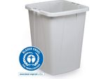Durable Bidone Quadrato Durabin® Eco 90L , Grigio, 1800505050