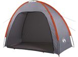 Vidaxl Tenda Laterale Grigio E Arancione Impermeabile
