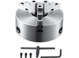 Mandrino Per Tornio Vevor K11-250 Mandrino A Tre Griffe Da 250 Mm Materiale HT300 Mandrino A 3 Griffe Gamma Di Serraggio 6-250 Mm A 3 Griffe, 20Cr, ≥53HRC φ80Mm Foro Mandrino Per Tornio Autocentrante