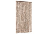 Vidaxl Tenda Fly Beige E Marrone Scuro 100X200 Cm In Ciniglia
