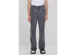 Jeans Urban Classics Heavy Ounce Straight Fit Uomo, Nuovi, Lavati In Grigio - 38
