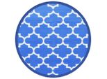 Vidaxl Tappeto Per Esterni Arakil Blue Ø120 Cm Pp