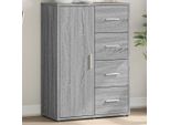 Vidaxl Credenza Grigio Sonoma 60X31X84 Cm Materiale A Base Di Legno
