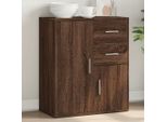 Vidaxl Credenza Marrone Effetto Rovere 60X31X70 Cm Materiale A Base Di Legno