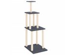 Vidaxl Graffiatoio In Sisal Grigio Scuro 149 Cm