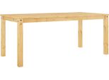 Tavolo Da Pranzo Panama 180X90X75 Cm In Legno Di Pino Massiccio
