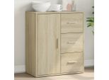 Vidaxl Credenza Rovere Sonoma 60X31X70 Cm Materiale A Base Di Legno