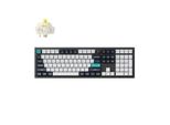 Tastiera Meccanica Senza Fili Keychron Q6 Max Qmk/Via, Qwerty Us, Manopola, Nero Carbone, Gateron Jupiter Banana Q6M-M4
