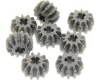 8X Lego Technic Ruota Dentata Z12 Nuovo Grigio Chiaro 12 Denti Technic Gear 4211634 32270
