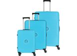 Travelite Orbita 4W Trolley L / M / S Turchese Hellblau 77Cm