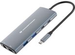 Conceptronic DONN06G Conceptronic 10-1 Dock Usb-C->Hdmi,2Xusb-C,100Wpd,+ 20Cm Gr