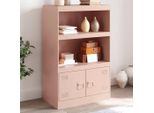 Vidaxl Credenza Rosa 67X39X107 Cm Acciaio