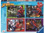 Ravensburger Puzzle Marvel Spiderman 4X100 El. - Oficjalny Produkt Premium