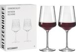 Ritzenhoff Rotweinglas 2Er Set Sonnenschliff 001, Kristallglas, 536 Ml, R-8000002