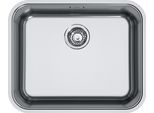 Franke Smart Sink Slimtop Lavello In Acciaio Inox Srx 210-50 Manopola Rotante Cromo Da 60 Cm 127.0708.297