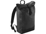 Bagbase - Zaino, Roll Top, Telone PC7213 (Taglia Unica) (Nero)