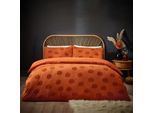 Furn - Pumpkin - Set Di Biancheria Da Letto, Cotone Con Pennacchio RV3310 (Letto Singolo) (Spezie)