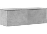 Vidaxl Cassapanca Grigio Cemento 102X35X35 Cm Materiale A Base Di Legno