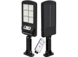 Lampione Solare 120LED + Telecomando Sensore Di Movimento E Crepuscolare