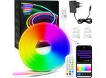 Bettizia Striscia Led Neon 3M Dimmerabile, Striscia Led Neon Rgbic, Controllo App E Telecomando Timer Sincronizzazione Musica, Con Alexa E Google Assistant Deco Da Interno Esterno