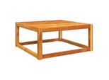 Vidaxl Tavolo Da Giardino 65X65X29 Cm In Legno Massiccio Di Acacia