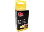 Serbatoio D'inchiostro Uprint CLI521 Canon, Con Chip, Giallo