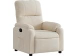 Vidaxl Poltrona Relax In Tessuto Microfibra Beige