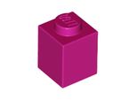 Lego® 1 Pezzo 3005 Mattone Mattone 1X1 Parte Mattoni Base 1 Magenta