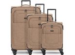 Redolz Carrello Essentials 12 Trolley-Set 3 -Pezzi Coffee Marrone