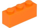 Lego® 250 Pezzi 3622 Mattoncini 1X3 Parte Basic 250 Arancione