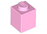 Lego® 1 Pezzo 3005 Mattoncini Mattoncino 1X1 Parte Mattoncini Base 1 Rosa Chiaro