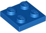 Piastre Lego® 2X2 3022 - 1 Pezzo Blu