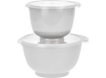 Set Di Ciotole Rosti 2 Pezzi Con Coperchio "Margrethe"" Nuovo Bianco 1,5+3,0L"