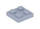 Piastre Lego® 2X2 3022 - 100 Pezzi Grigio Chiaro