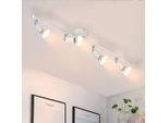 Zmh Led Lampada A Soffitto 4 Fiamme GU10 Lampada A Soffitto Camera Da Letto Lampada Faretto Bianco Interno Soffitto Spot Per Soggiorno Bagno Cucina