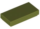 Mattoncini Lego® 1X2 3069 - 250 Pezzi Verde Oliva