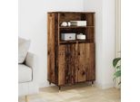 Maison Exclusive - Credenza Alta Effetto Legno Antico 60X36X110 Cm Materiale Ligneo