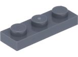 Piastra Lego® 1X3 3623 - 50 Pezzi Grigio Scuro