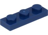 Piastra Lego® 1X3 3623 - 50 Pezzi Blu Scuro