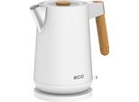 Ecg Rk 1768 Strix Timber White | Bollitore | 1,7 Litri | 2200 W | Bianco |