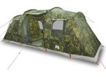 Vidaxl Tenda A Tunnel 4 Persone Mimetica Impermeabile