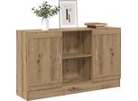 Vidaxl Credenza Artisan In Rovere 120X30,5X70 Cm Materiale A Base Di Legno